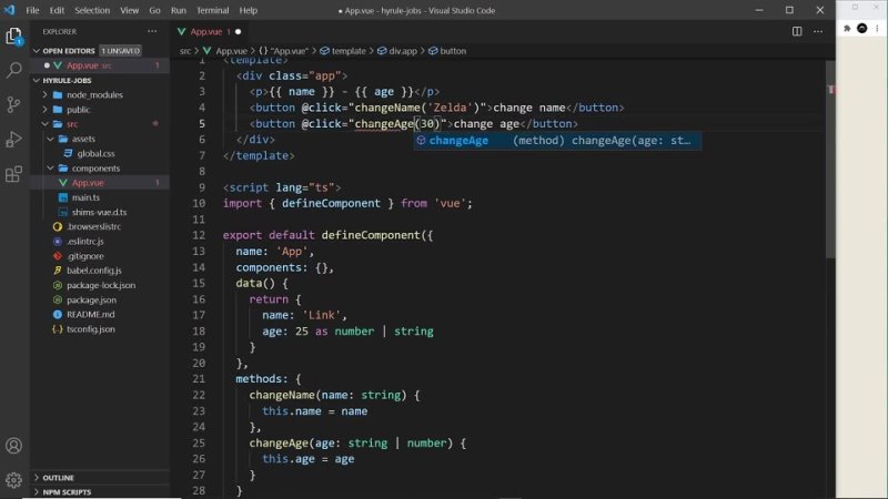 best vue 3 with typescript tutorial 2 vue components using typescript best