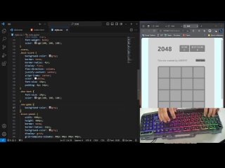 best how to make a game 2048 using html css javascript part 1 mp4 best