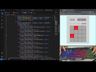 best how to make a game 2048 using html css javascript part 2 mp4 best