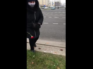 best минчане проучили лукашистку разбивавшую ногами лампадки в память о романе бондаренко 2 best