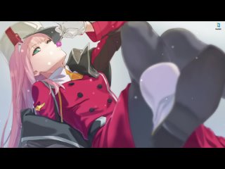 best zero two в красной униформе из darling in the franxx живые обои для wallpaper engine best