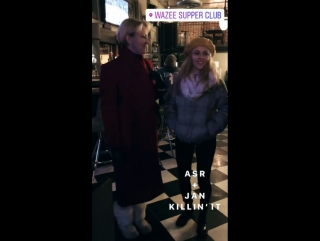 best аннасофия с мамой и подругой хейли в ресторане wazee supper club 04 01 2018 денвер best