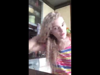 best анна корнильева в periscope одна дома трансляция от best