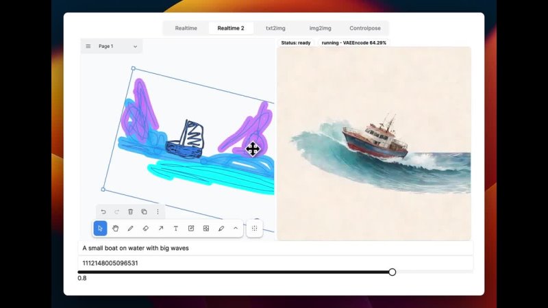 best интересная рисовалка с нейросетями comfy deploy может в реальном времени преобразовывать скетчи в красивые картины best