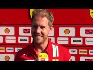 best себ о поздравлении пятница гп австрии 2020 vettel this morning before the start of the meeting we started with the best