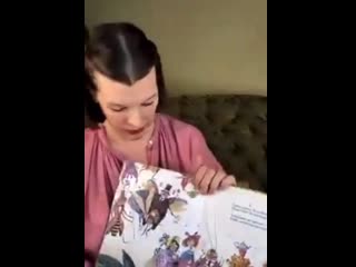 best милла йовович читает у себя в инстаграме сказку на русском vhs video best