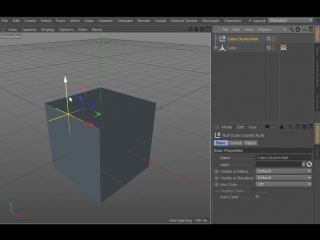 best create cluster this command transforms the current mesh selection points polygonsedges into a cluster best