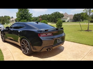 best blacked out custom 2016 camaro ss lt1 cold start and walk around video x264 best