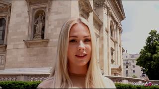 best foto model angie pickup and raw fuck at street casting job best