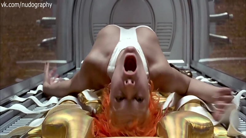 best милла йовович milla jovovich голая в фильме пятый элемент the 5th element 1997 люк бессон слоу моушн best