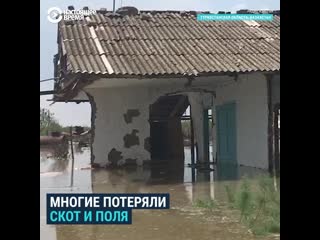 best дома в казахстане остались под водой из за прорыва дамбы в узбекистане best