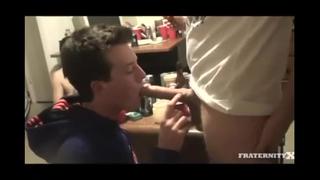 best str8 drunk twink getting a blowjob in a fraternity party best