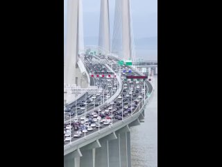 best огромное 24 километровое морское шоссе всё равно открыли в китае после 18 лет строительства 24 километровое best