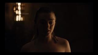 best арья старк голая ария stark aria игра престолов мэйси уильямс macy williams nude game of thrones 2019 s08e02 watch best