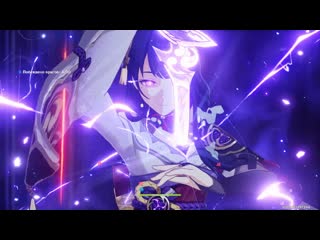 best genshin impact v2 5 11 тестовый забег райдэн кокоми беннет синь янь сара best