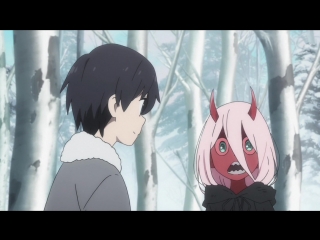 best darling in the franxx любимый во франксе отрывок воспоминания хиро и ноль два мгновения на свободе best