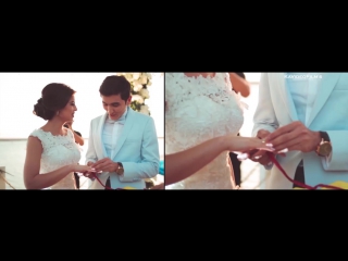 best wedding ceremony on caspian beach meylis enejan kavideofilms best