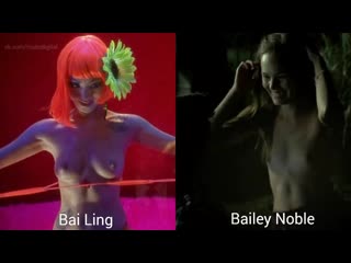 best nude actresses bai ling bailey noble in sex scenes голые актрисы бай лин бэйли ноубл в секс сценах best