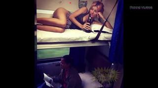 best засветы девушек в поезде under the skirt best