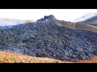 best an icelandic muslim girl decides to pray under the volcano vagradals erupting with magma and lava best