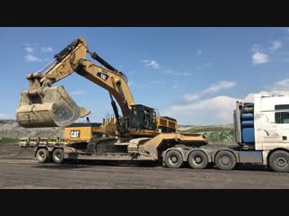 best huge liebher cat and komatsu loading unloading by side fasoulas transports best