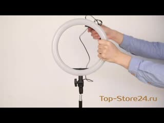 best кольцевая светодиодная лампа ring fill light 26 см со штативом для профессиональной сьемки обзор mp4 best