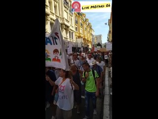 best live motard 06 manif nice 2 octobre 2021 best