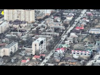 best буча фиксация с дрона разведки расстрела российскими военными прохожего мирного жителя сьемка 3 марта 2022 best