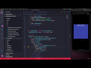 best build a flutter stopwatch app with custom ui and animations best