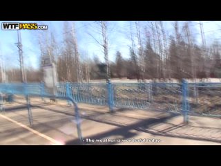 best wtf pass hot pick up girl hanna from the train наше русское порно best